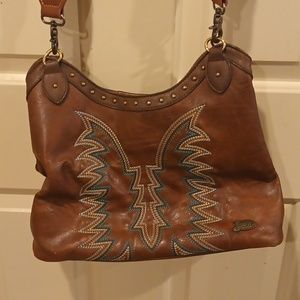 Justin cross body purse large